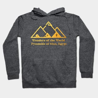 F&B Printer- Wonder of The World: Pyramids of Giza, Egypt Hoodie